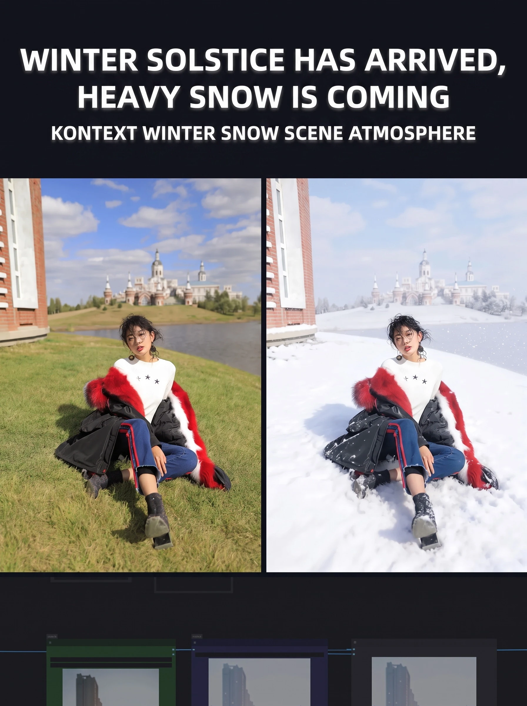 冬季雪景 Kontext Lora 1.0