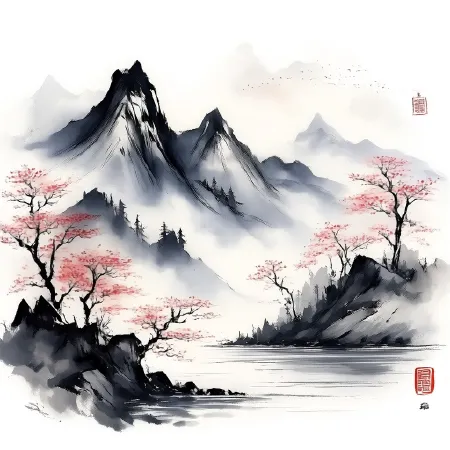Ink Wash Illustration V1 Krea2