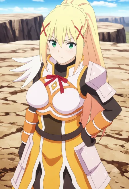 Darkness (ダクネス) / Lalatina Dustiness Ford (ダスティネス・フォード・ララティーナ / ダクネス) - KonoSuba: God's Blessing on  V1