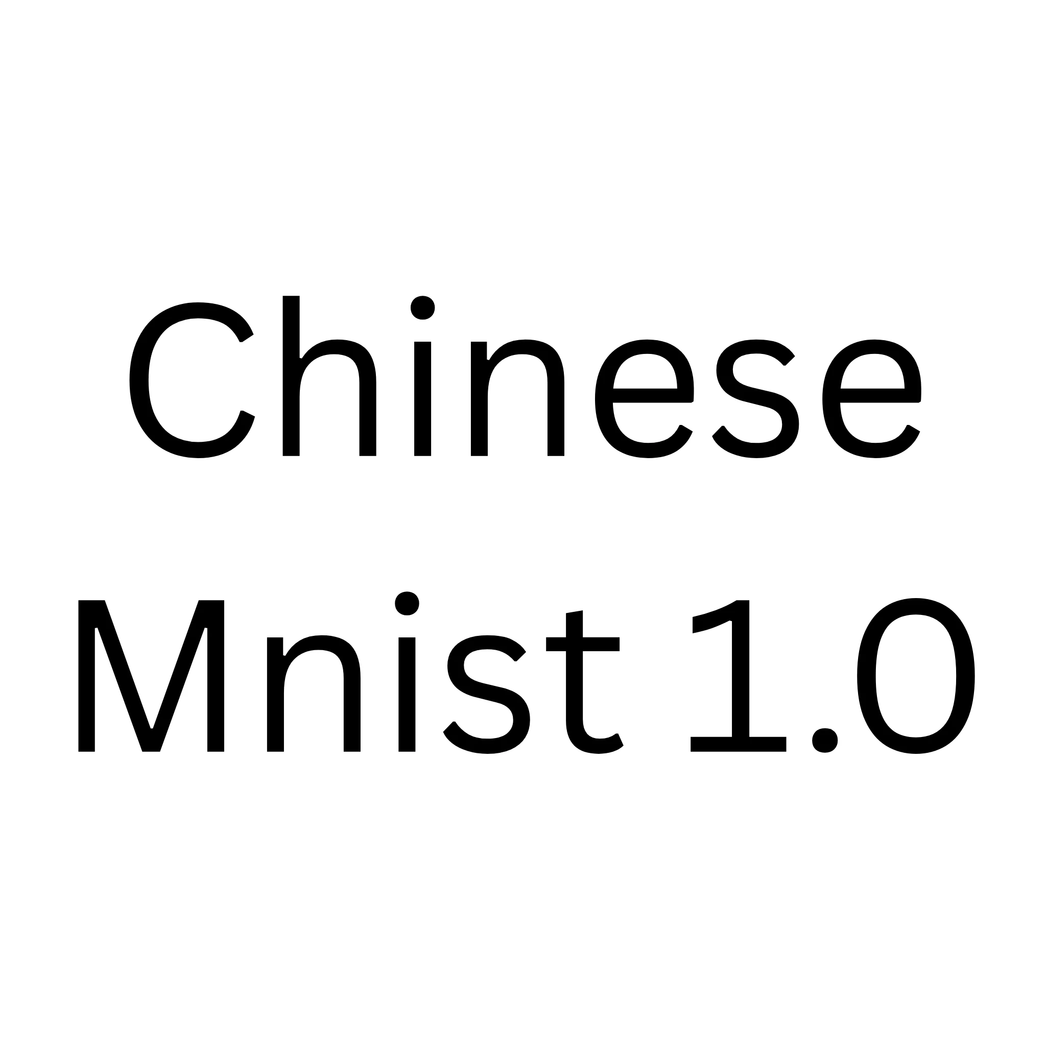 Chinese Mnist 1.0 v1.0