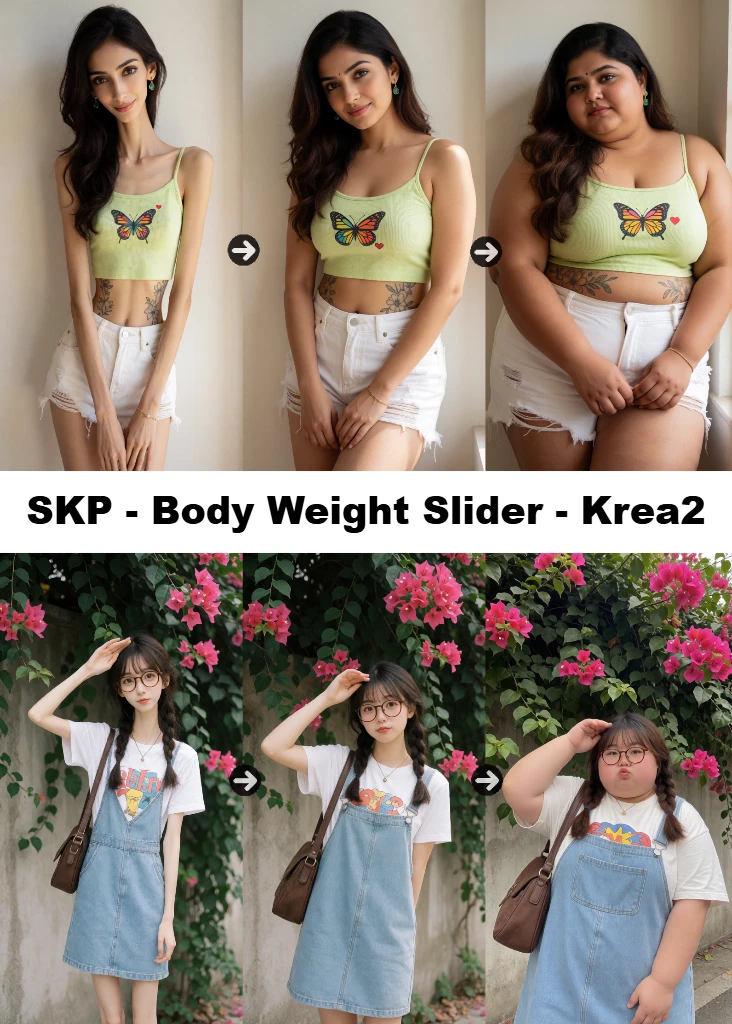 🎖️SKP - Body Weight 🎚️ Slider -  Krea2 v1.0