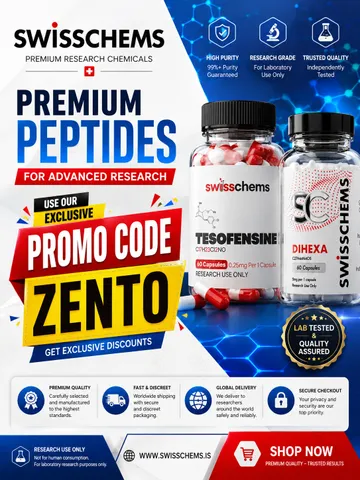swisschems discount code use : ZENTO
