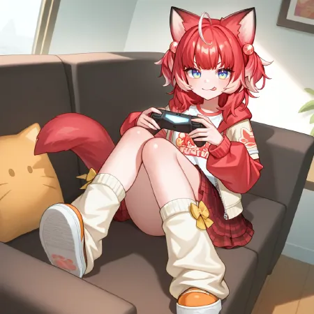 Akami Karubi - Vtuber (4 Outfits) V1