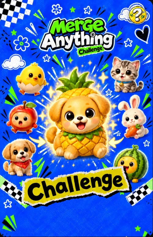 Puppy Pineapple Merge Board