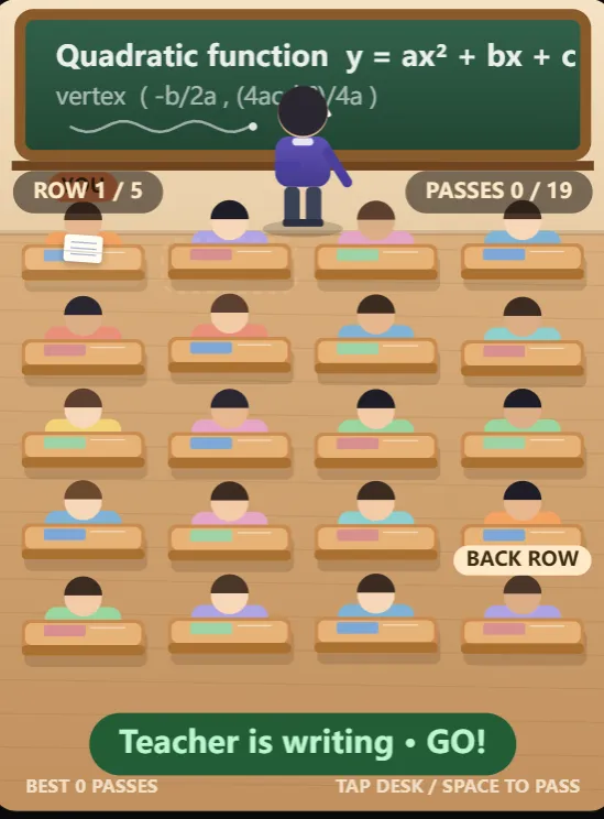 Teacher is writing · GO! T