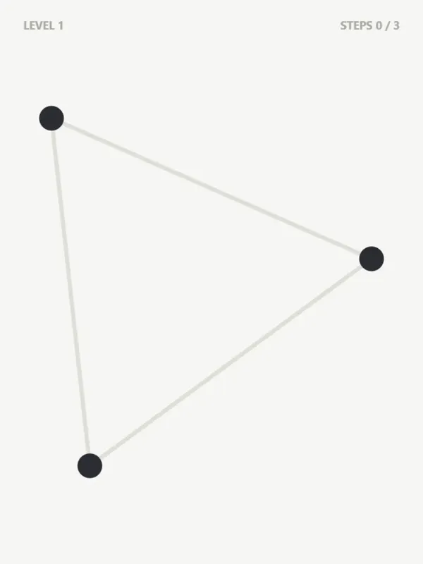 Geometric dot-line graph, draw