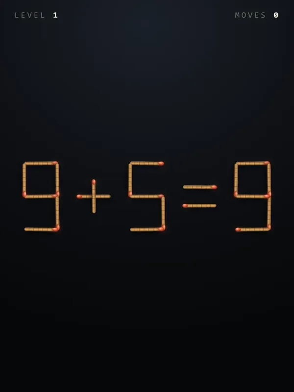 Matchsticks form equation, mov