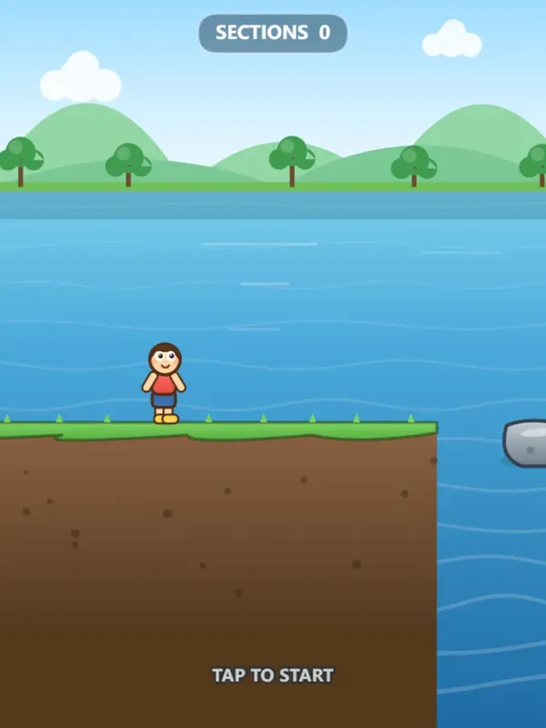Character needs to cross river