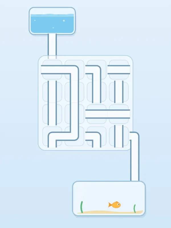 Create a portrait pipe puzzle