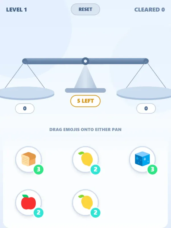 Emoji Balance Scale