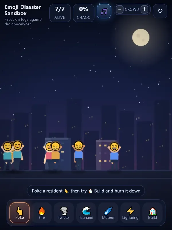 Emoji Disaster Sandbox  T