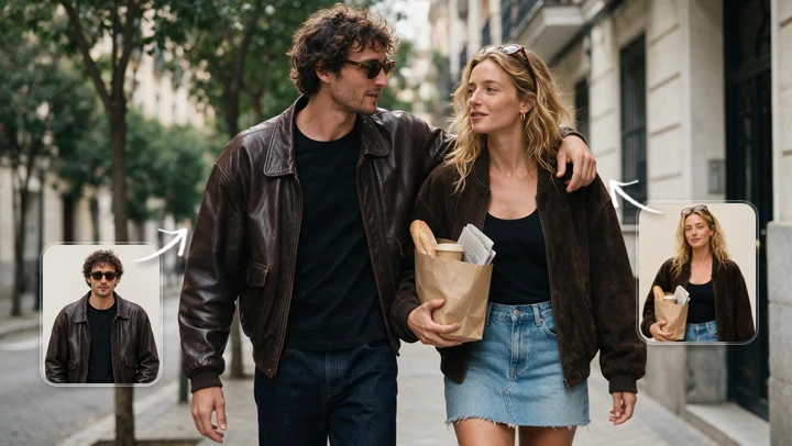 Fotos de pareja con IA
